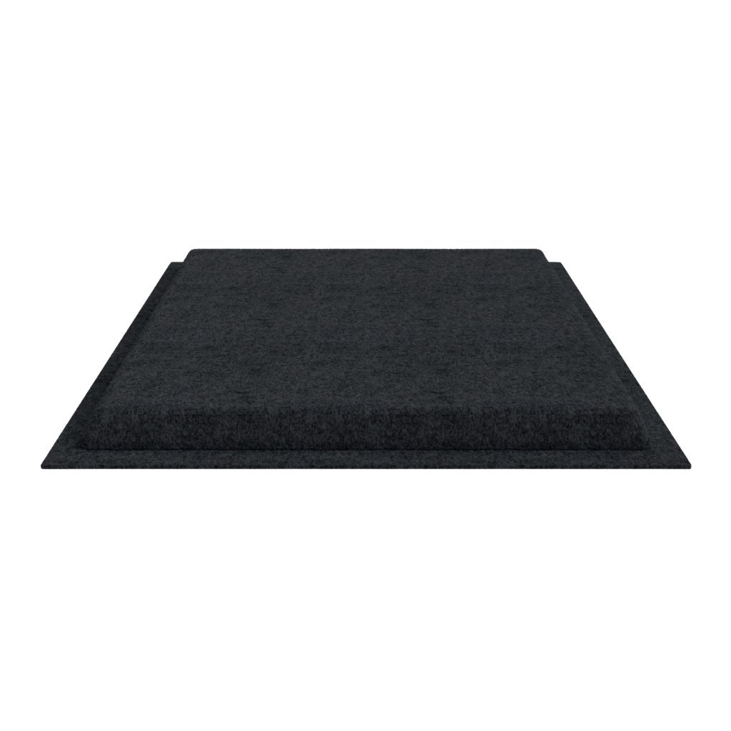 ACOUSTIC FELT DROP CEILING TILE BASE BLACK 10 in a BOX