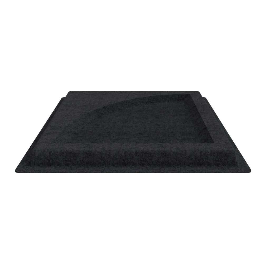 ACOUSTIC FELT DROP CEILING TILE QUARD BLACK 10 in a BOX