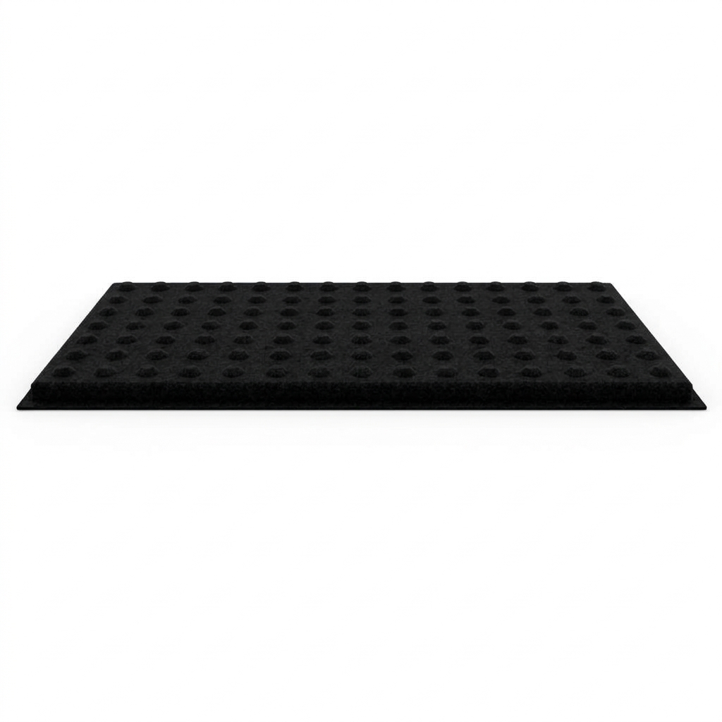DOT ACOUSTIC FELT DROP CEILING TILE BLACK 10 in a BOX