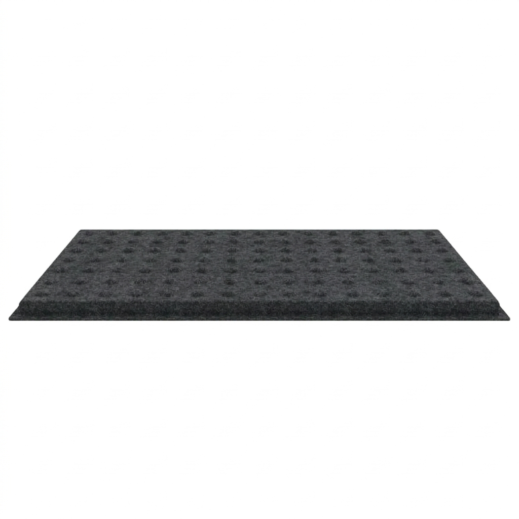 DOT ACOUSTIC FELT DROP CEILING TILE DARK GREY 10 in a BOX