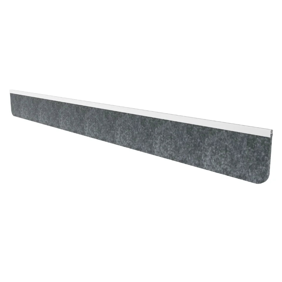 Radius Acoustic Ceiling Baffle Dark Grey Color