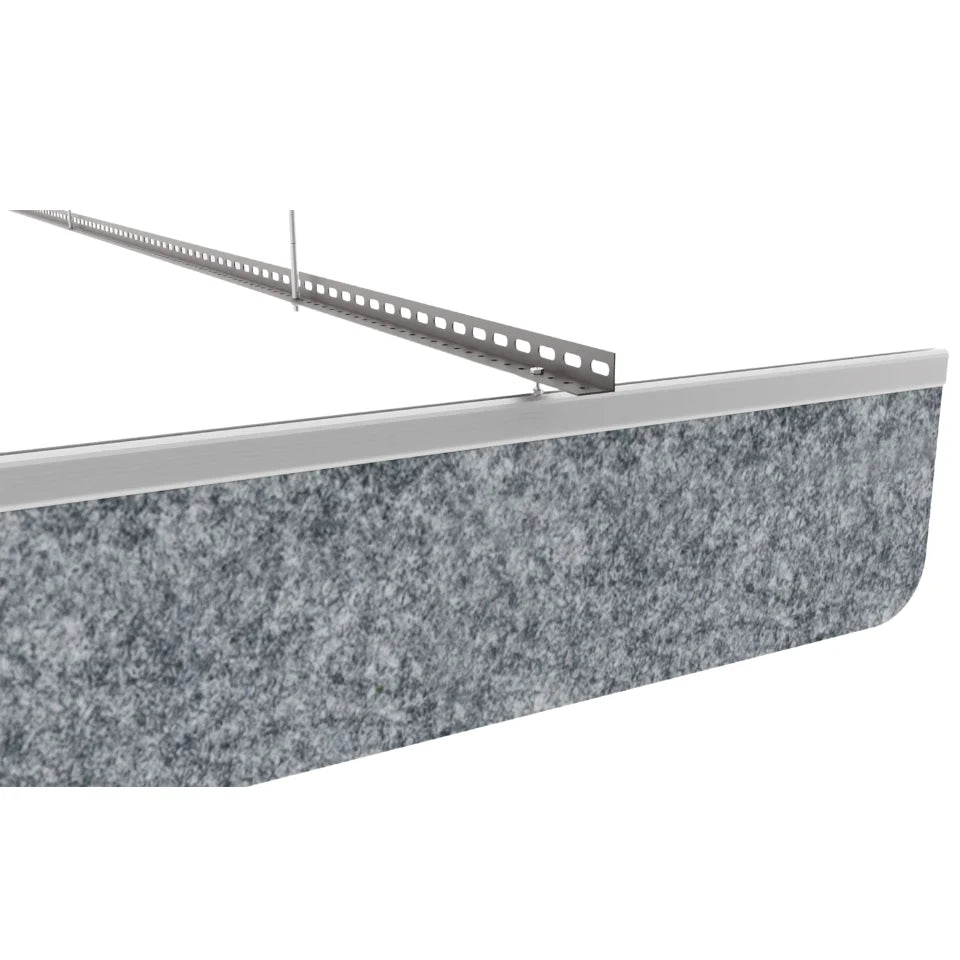 Radius Acoustic Ceiling Baffle Grey Color (For 10 Baffles)