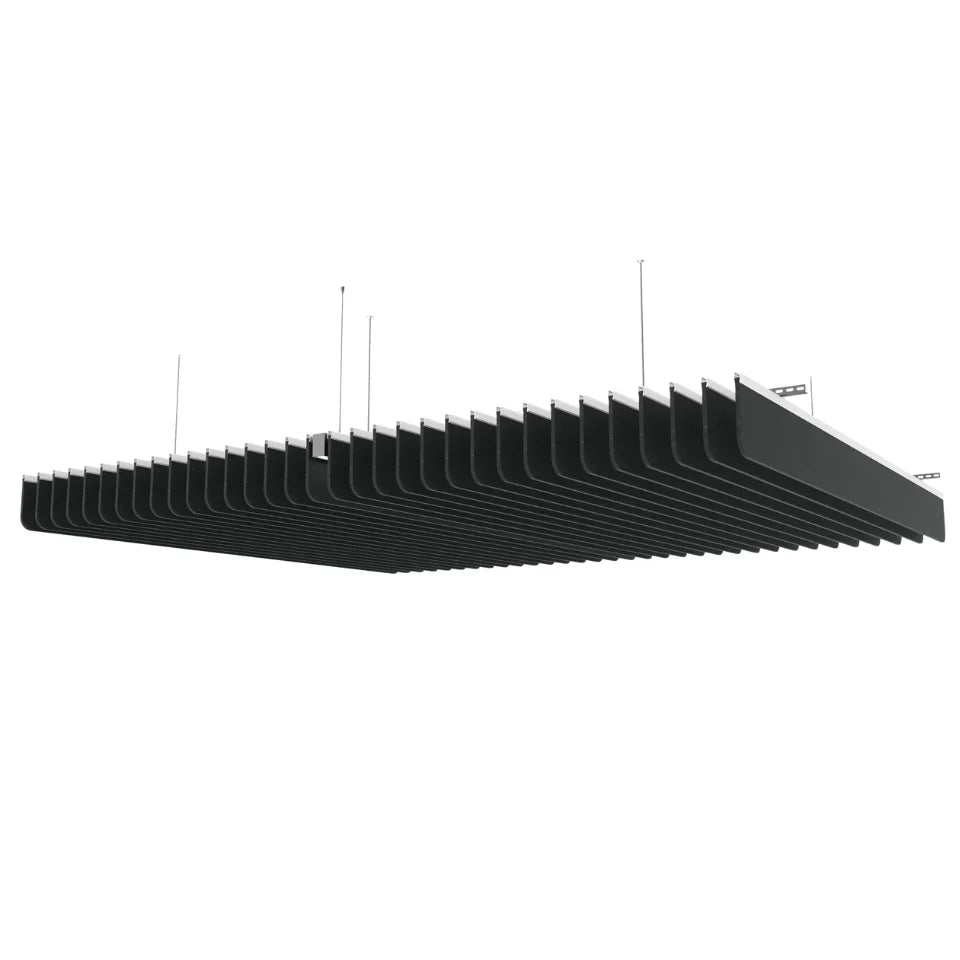 Radius Acoustic Ceiling Baffle Smoked Color (For 10 Baffles)