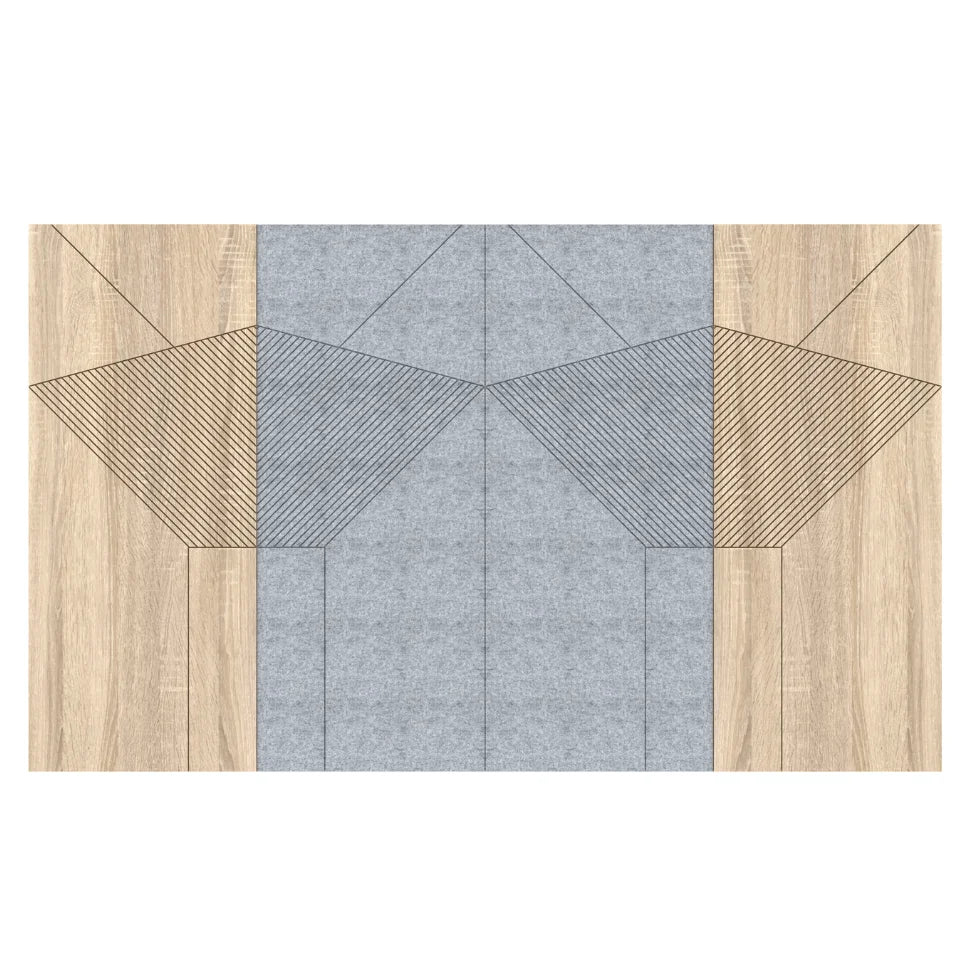 Architectural Felt Wood Wall Panels - Type 2
