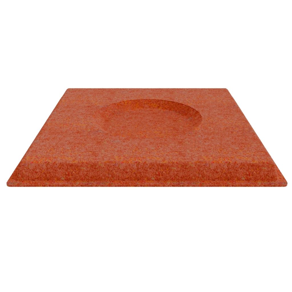 ACOUSTIC FELT DROP CEILING TILE ZERO ORANGE