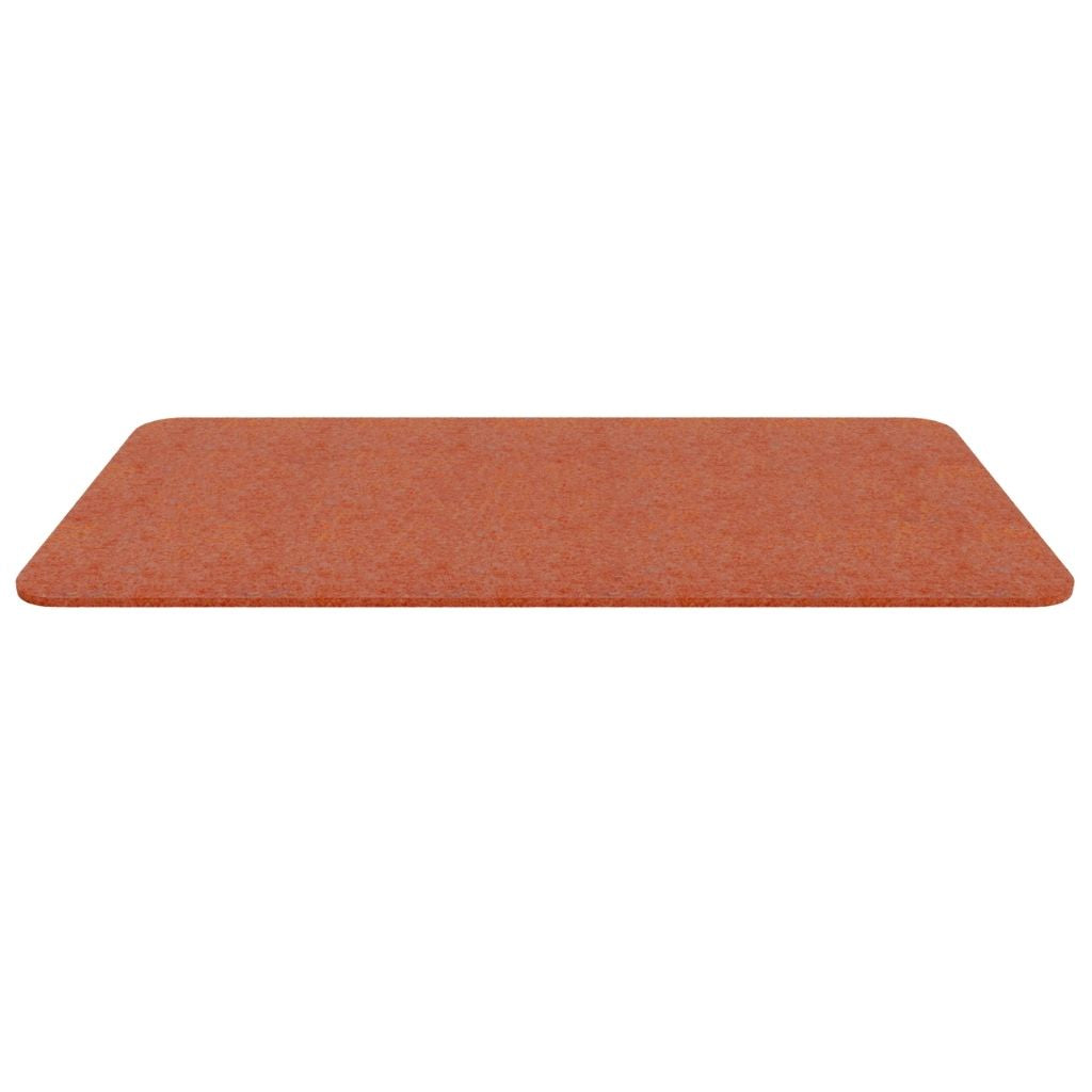 ACOUSTIC FELT HANGING CEILING TILE PLATE 120 ORANGE