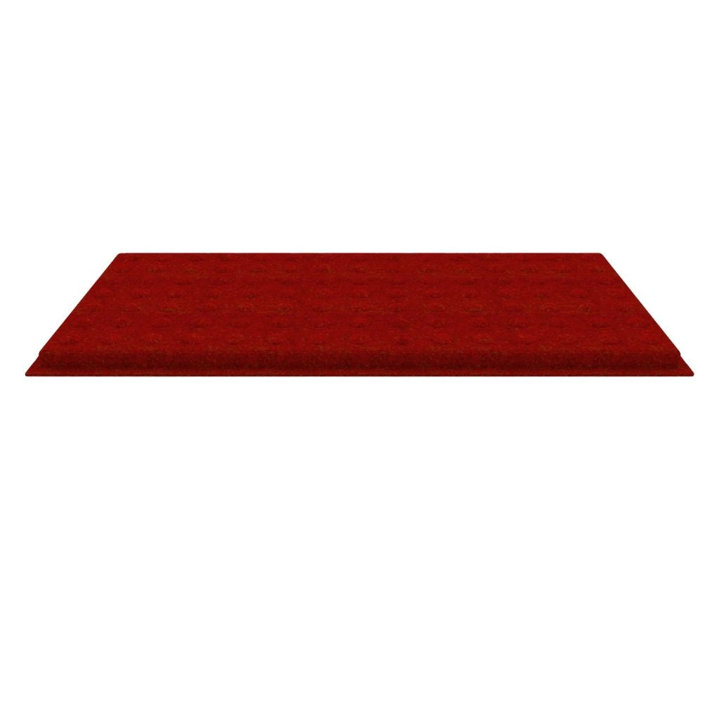 DOT ACOUSTIC FELT DROP CEILING TILE RED 10 in a BOX