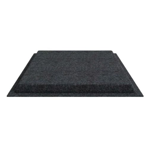 BASE ACOUSTIC FELT DROP CEILING TILE DARK GREY 10 in a BOX