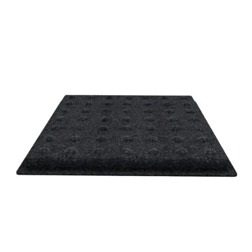 DOT MINI ACOUSTIC FELT DROP CEILING TILE DARK GREY 10 in a BOX