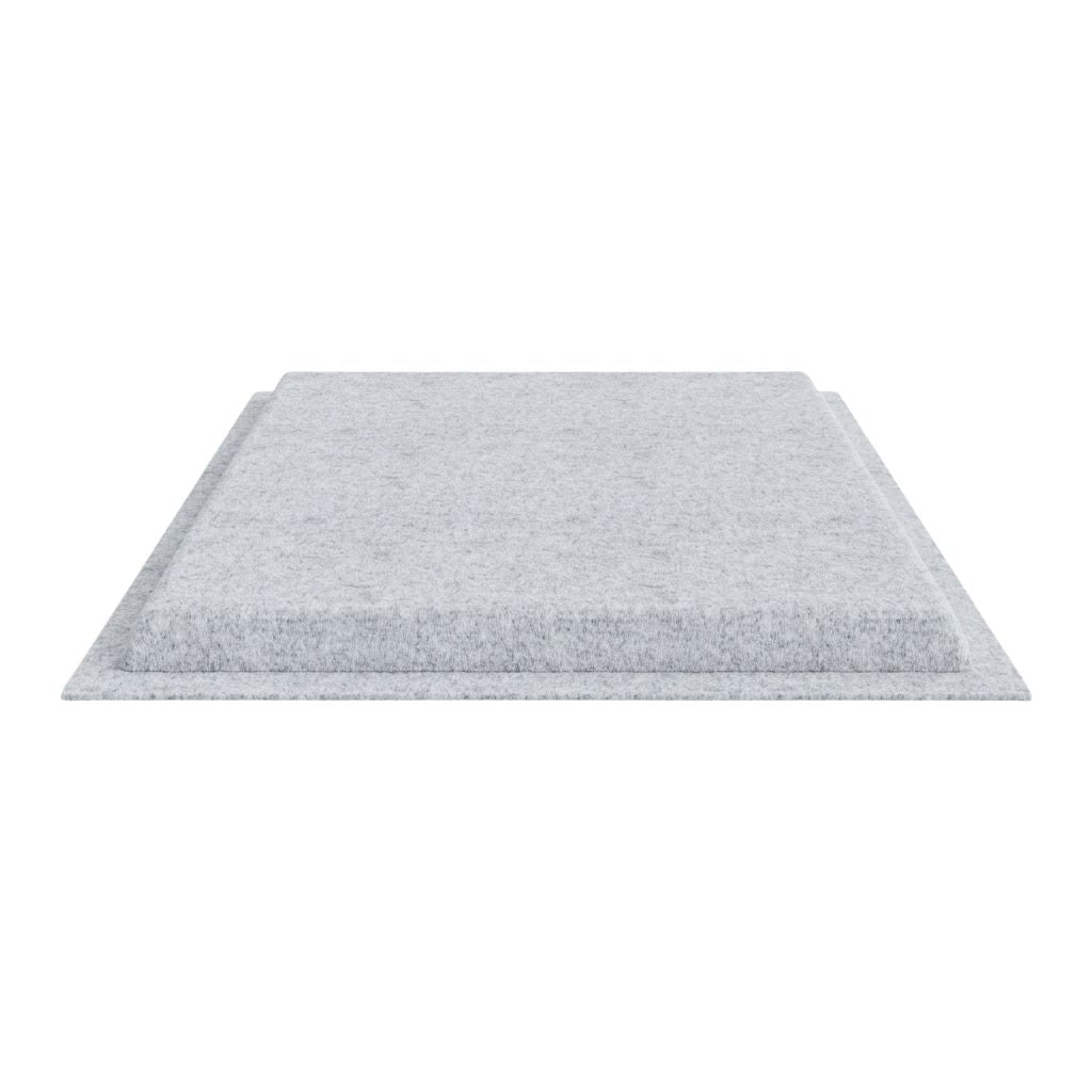 BASE ACOUSTIC FELT DROP CEILING TILE LIGHT GREY 10 in a BOX