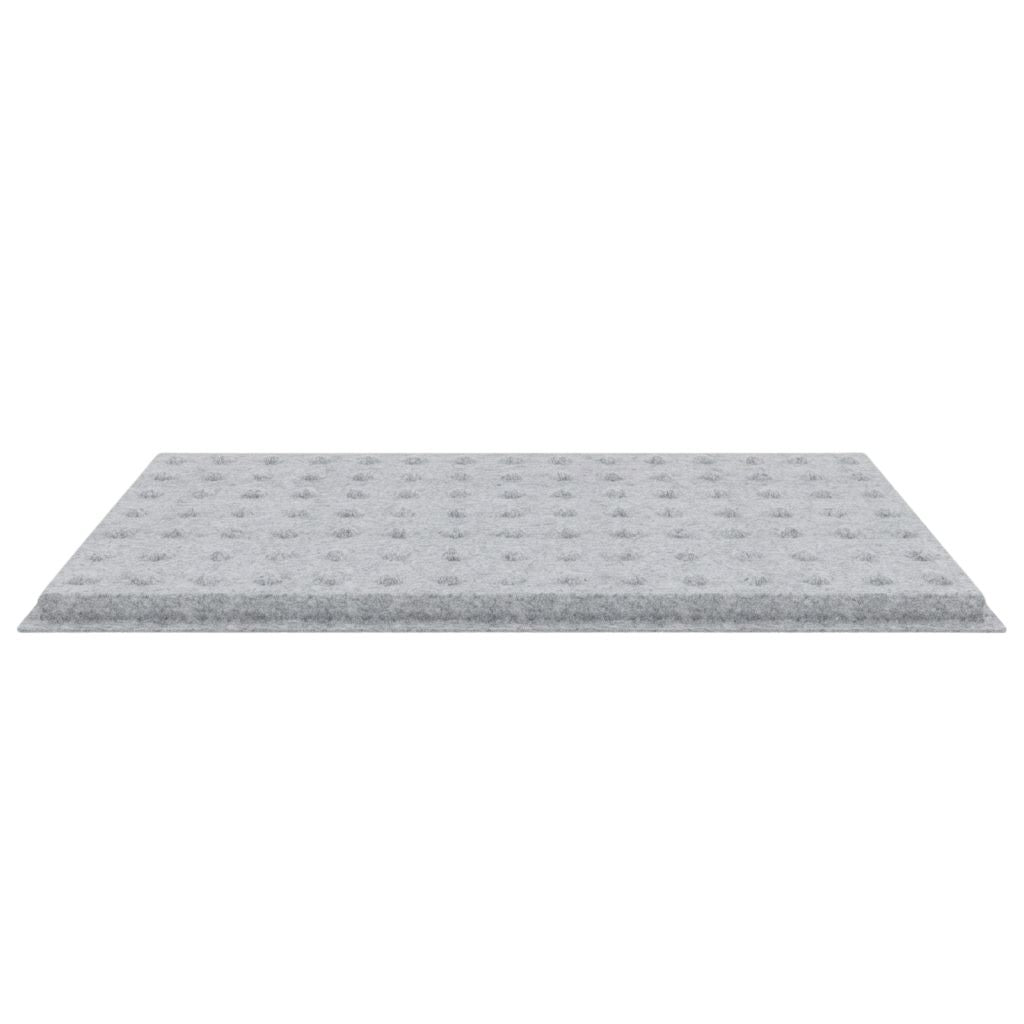 DOT ACOUSTIC FELT DROP CEILING TILE LIGHT GREY 10 in a BOX