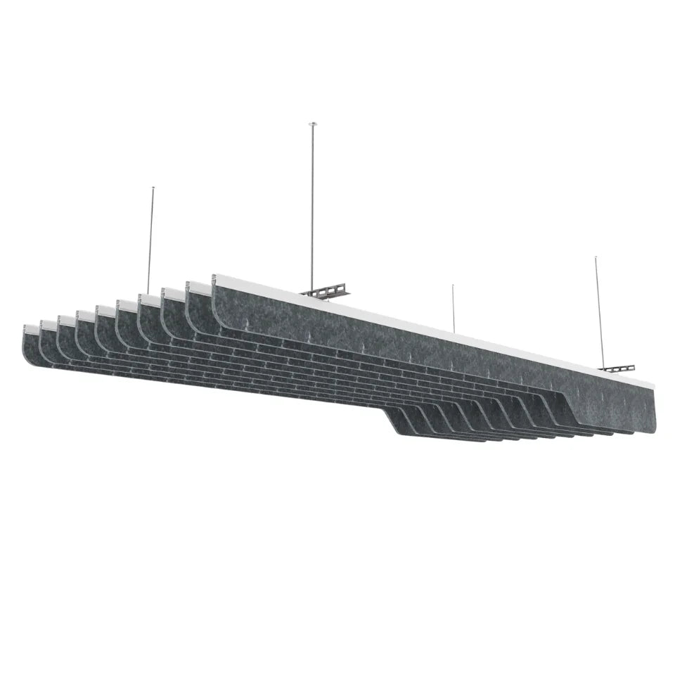 Knife A Acoustic Ceiling Baffle Dark Grey Color (For 10 Baffles)