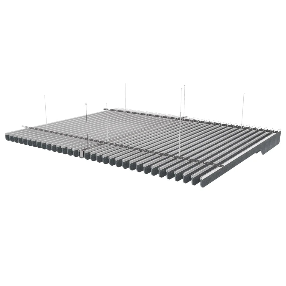 Knife A Acoustic Ceiling Baffle Dark Grey Color (For 10 Baffles)