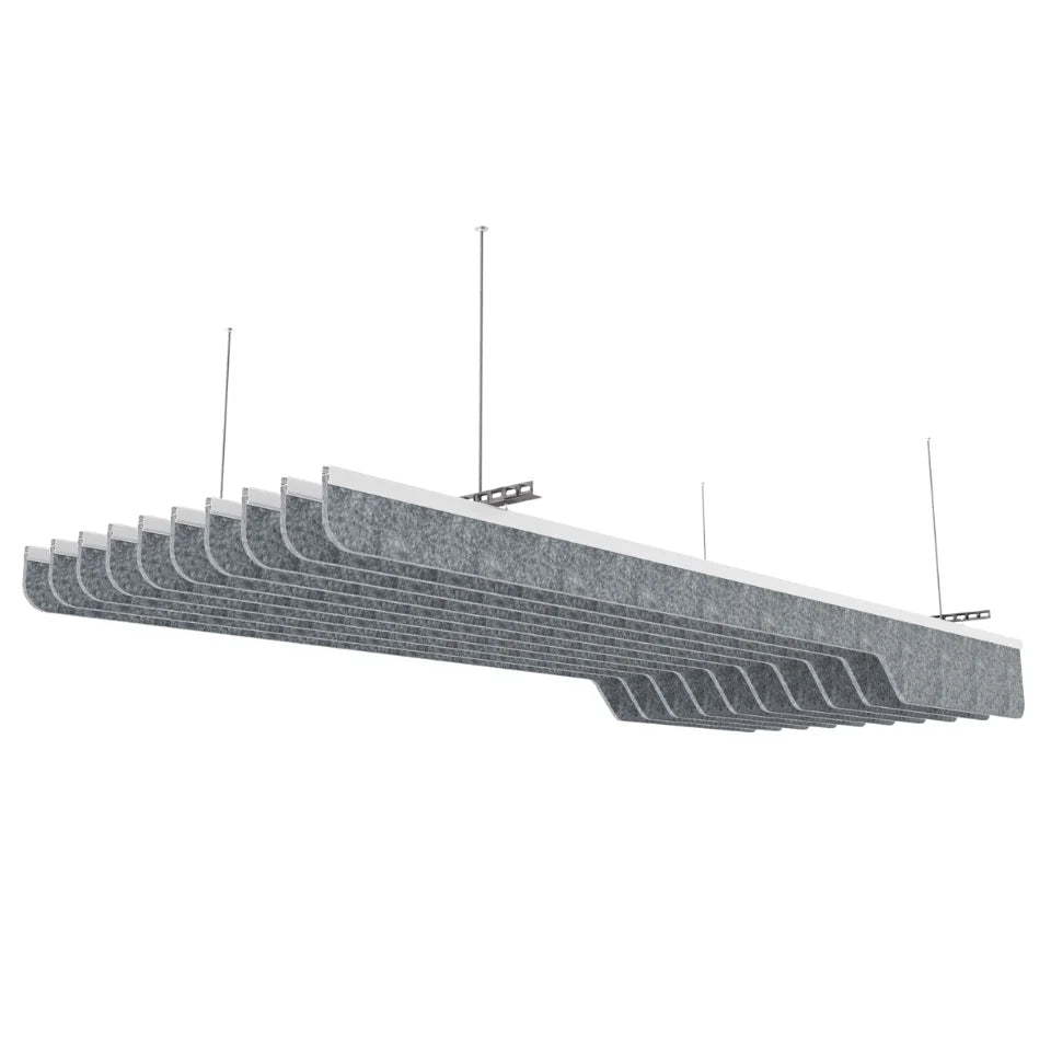 Knife A Acoustic Ceiling Baffle Grey Color (For 10 Baffles)