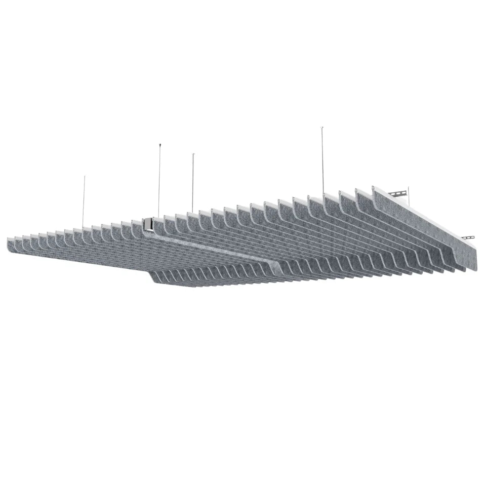Knife A Acoustic Ceiling Baffle Grey Color (For 10 Baffles)