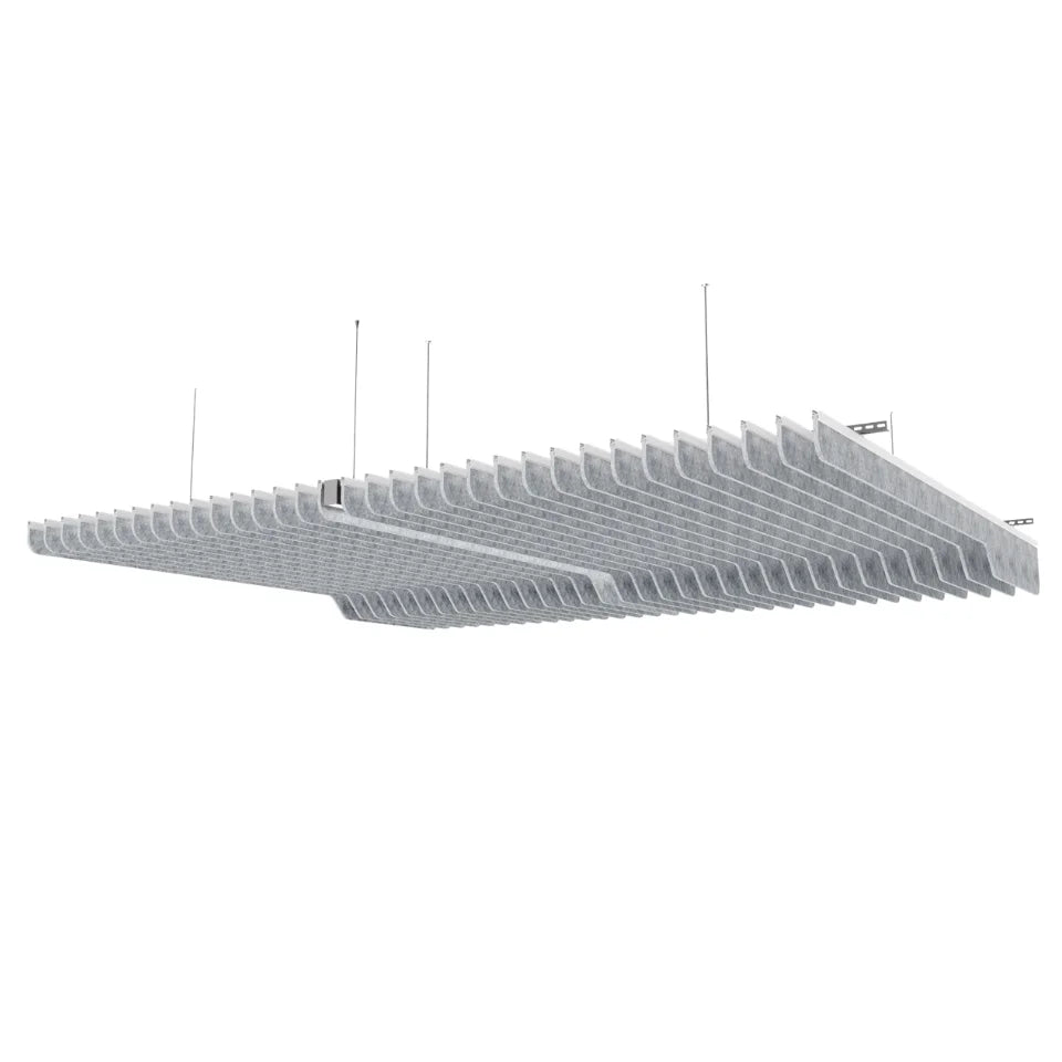 Knife A Acoustic Ceiling Baffle Light Grey Color (For 10 Baffles)