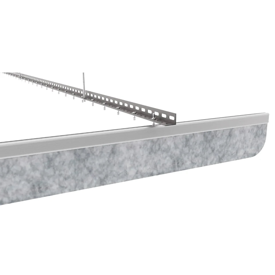 Knife A Acoustic Ceiling Baffle Light Grey Color (For 10 Baffles)