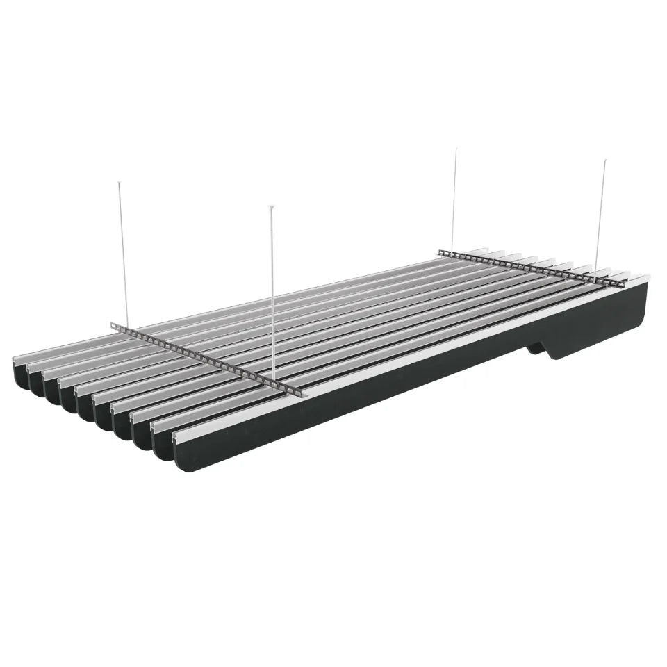 Knife A Acoustic Ceiling Baffle Smoked Color (For 10 Baffles)