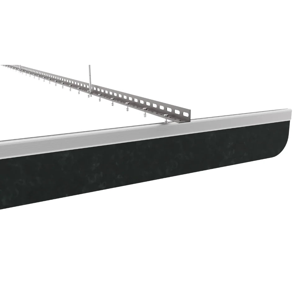 Knife A Acoustic Ceiling Baffle Smoked Color (For 10 Baffles)
