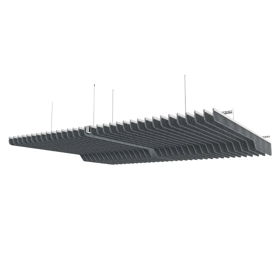 Knife B Acoustic Ceiling Baffle Dark Grey Color (For 10 Baffles)