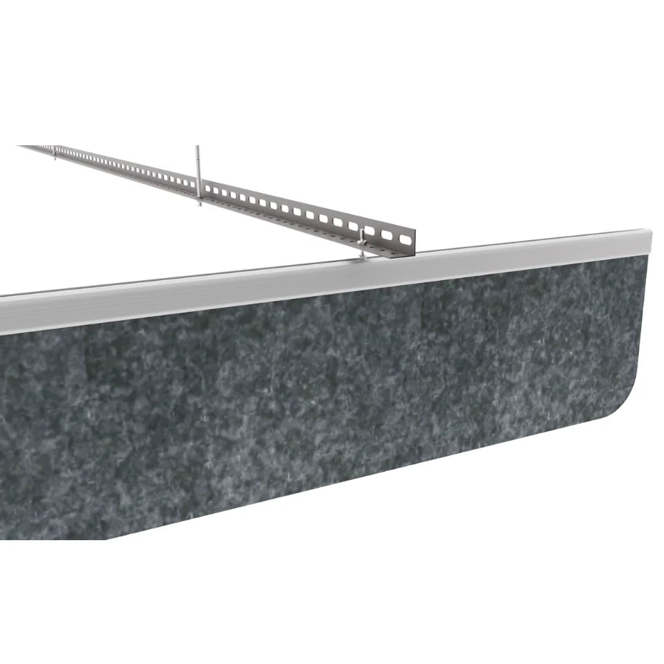 Knife B Acoustic Ceiling Baffle Dark Grey Color (For 10 Baffles)