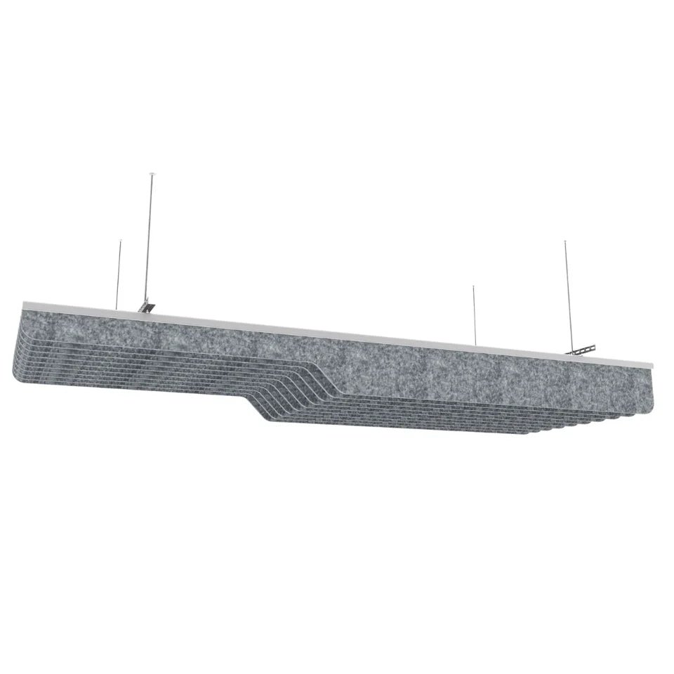 Knife B Acoustic Ceiling Baffle Grey Color (For 10 Baffles)
