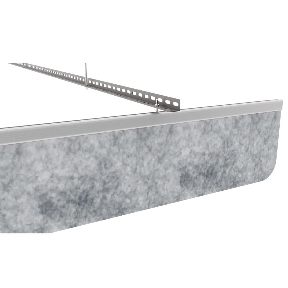 Knife B Acoustic Ceiling Baffle Light Grey Color (For 10 Baffles)