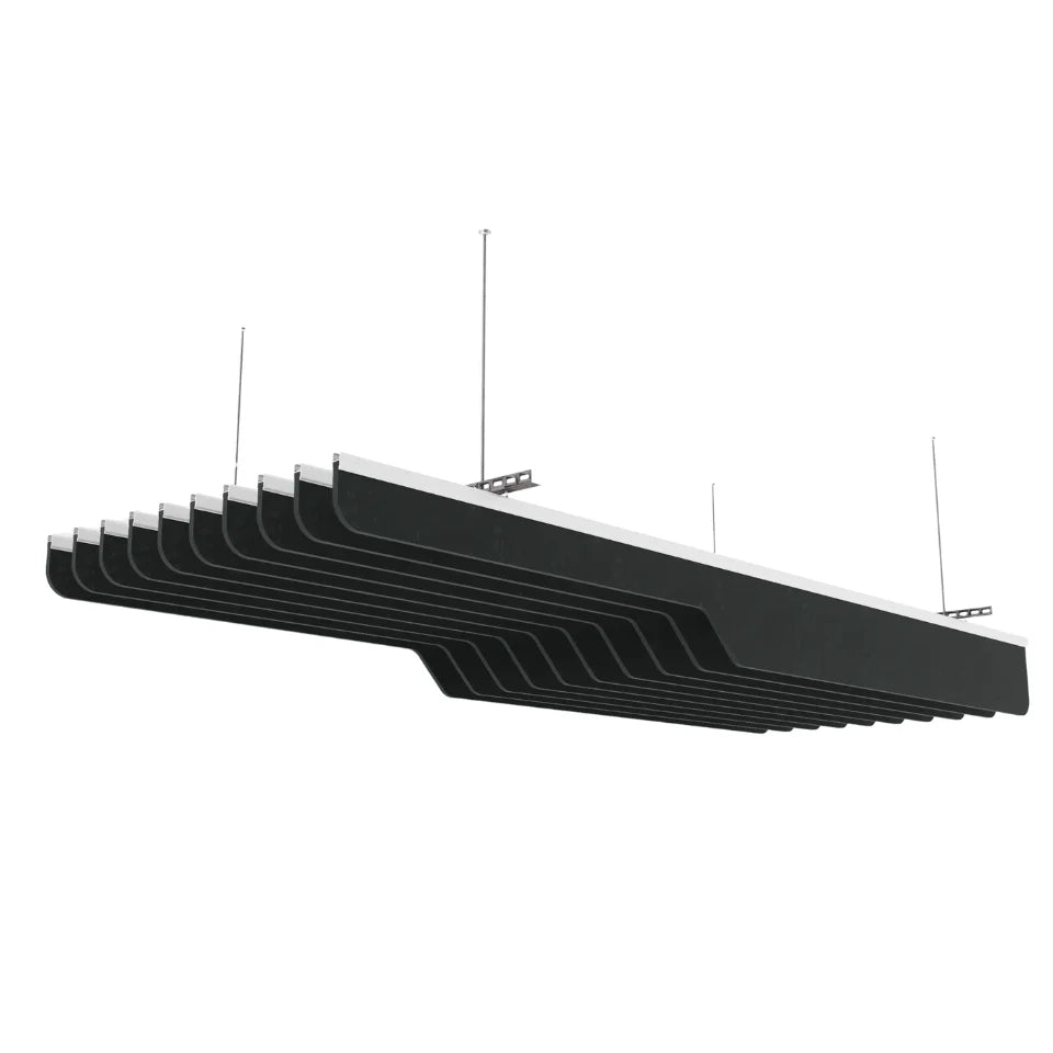 Knife B Acoustic Ceiling Baffle Smoked Color (For 10 Baffles)