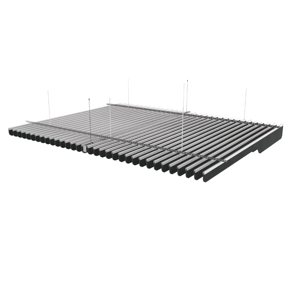 Knife B Acoustic Ceiling Baffle Smoked Color (For 10 Baffles)