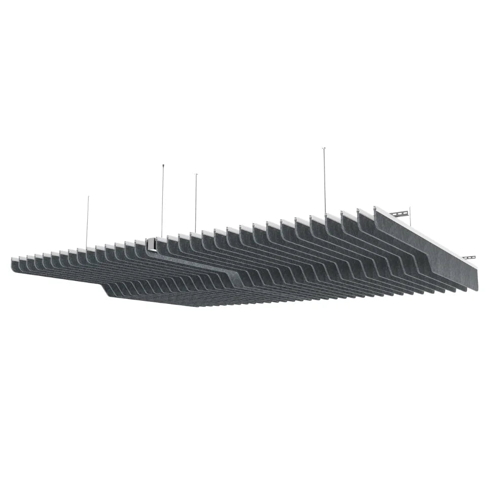 Knife C Acoustic Ceiling Baffle Dark Grey Color (For 10 Baffles)