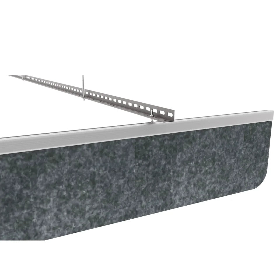 Knife C Acoustic Ceiling Baffle Dark Grey Color (For 10 Baffles)