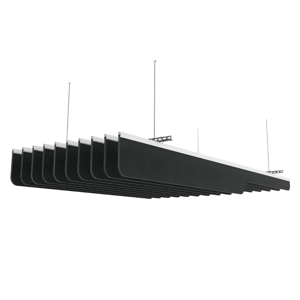 Knife C Acoustic Ceiling Baffle Smoked Color (For 10 Baffles)