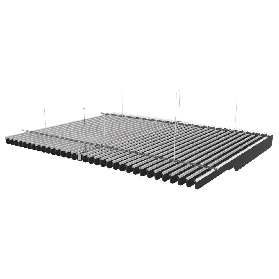 Knife C Acoustic Ceiling Baffle Smoked Color (For 10 Baffles)