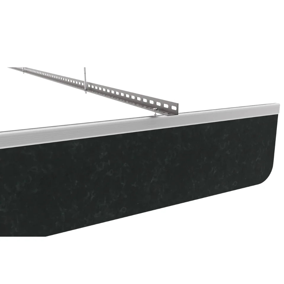 Knife C Acoustic Ceiling Baffle Smoked Color (For 10 Baffles)