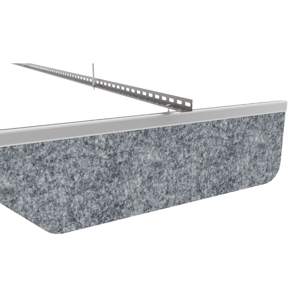Slim B Acoustic Ceiling Baffle Grey Color (For 10 Baffles)