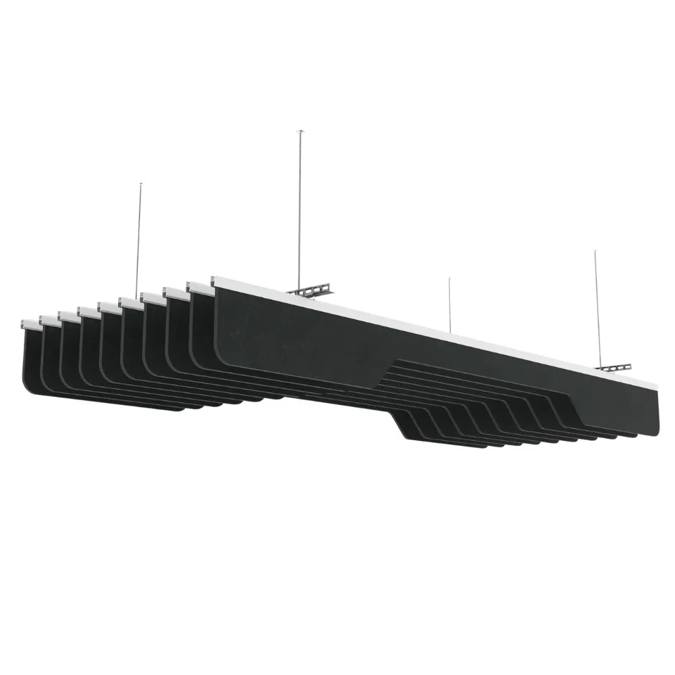 Slim B Acoustic Ceiling Baffle Smoked Color (For 10 Baffles)