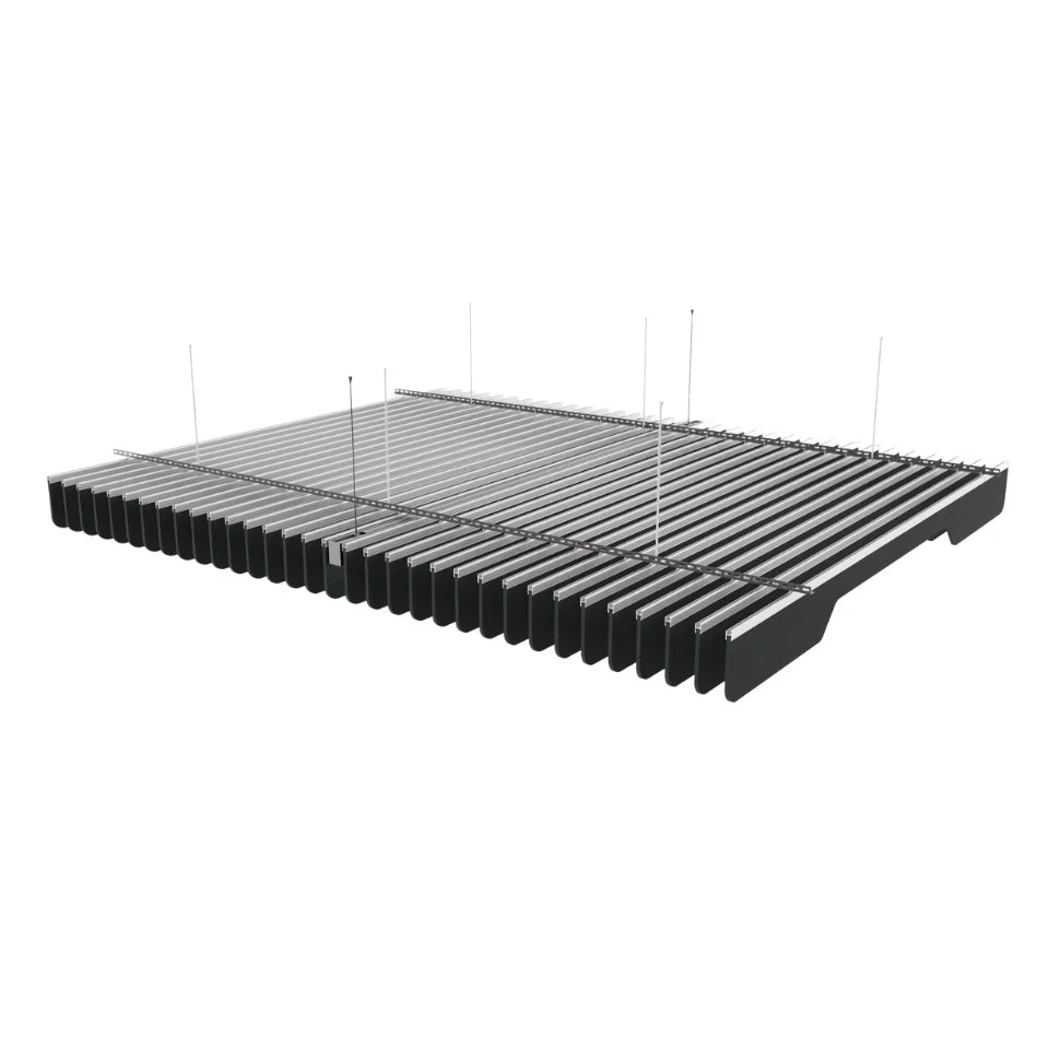 Slim B Acoustic Ceiling Baffle Smoked Color (For 10 Baffles)
