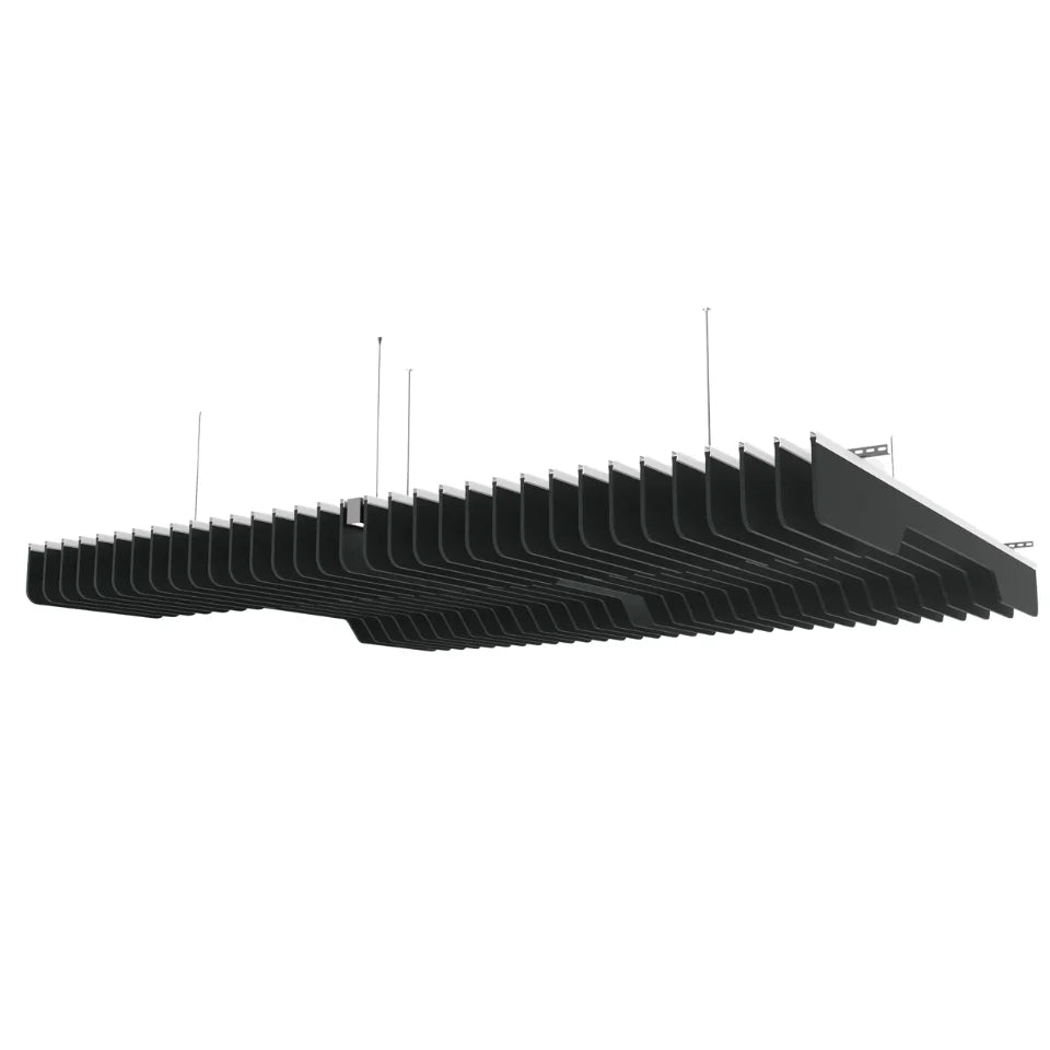 Slim B Acoustic Ceiling Baffle Smoked Color (For 10 Baffles)