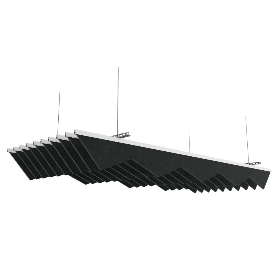 Trapez Acoustic Ceiling Baffle Smoked Color (For 10 Baffles)