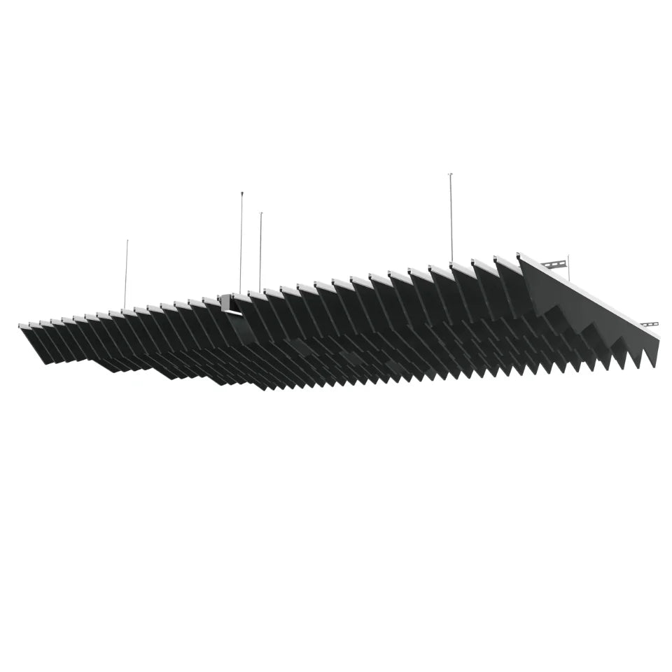 Trapez Acoustic Ceiling Baffle Smoked Color (For 10 Baffles)