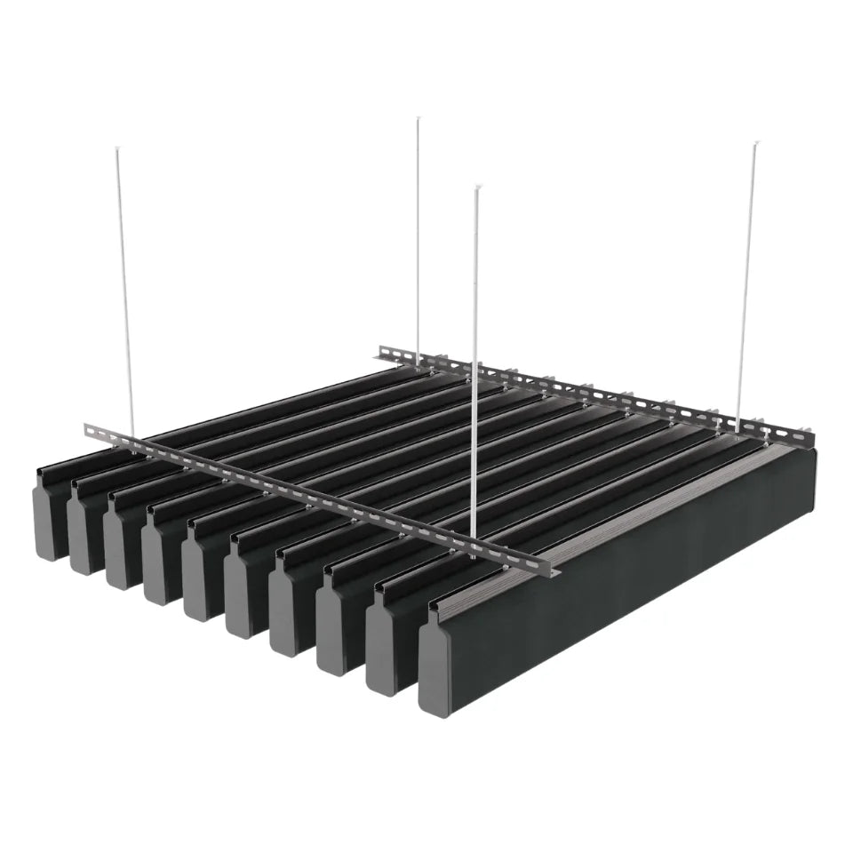 U 150 Acoustic Ceiling Baffle Smoked Color (For 10 Baffles)
