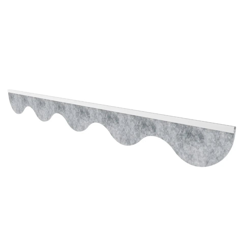 Wave Acoustic Ceiling Baffle Light Grey Color (For 10 Baffles)