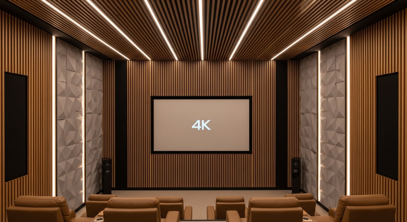 Transform Your Home Theater with AcousticMod Wall and Ceiling Systems