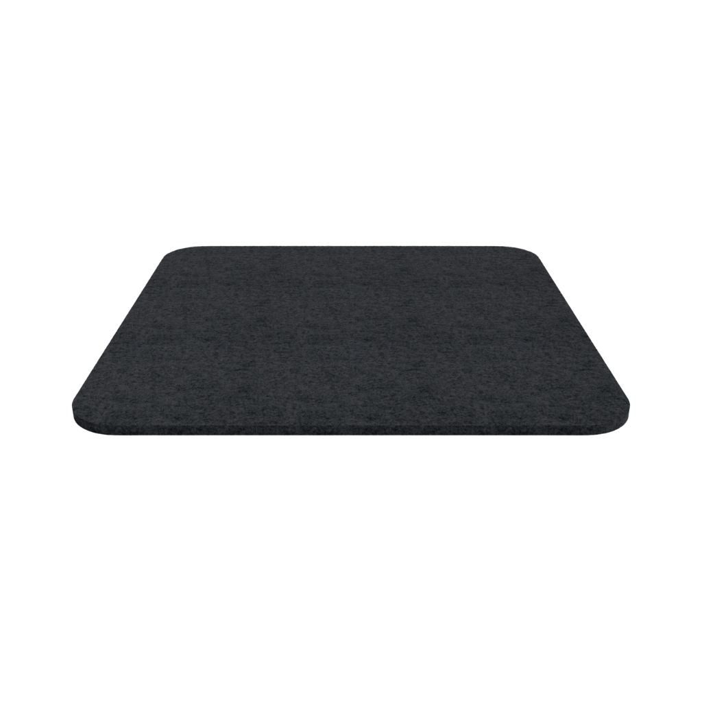 PLATE 60 ACOUSTIC FELT HANGING CEILING TILE BLACK 10 in a BOX