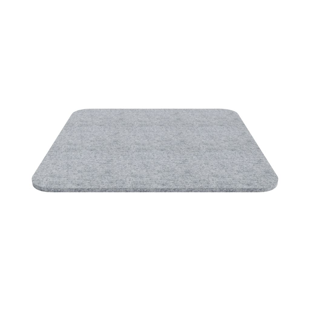 ACOUSTIC FELT HANGING CEILING TILE PLATE 60 LIGHT GREY 10 in a BOX