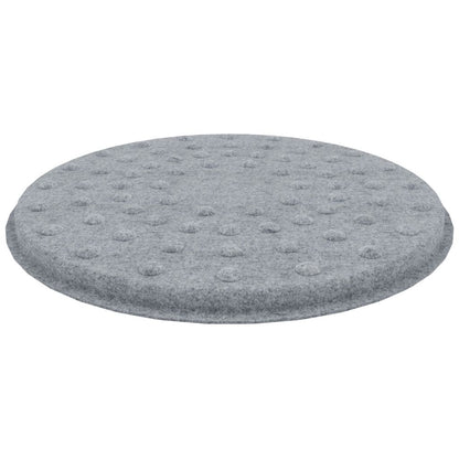 DOT ROUND ACOUSTIC FELT HANGING CEILING TILE LIGHT GREY 10 in a BOX