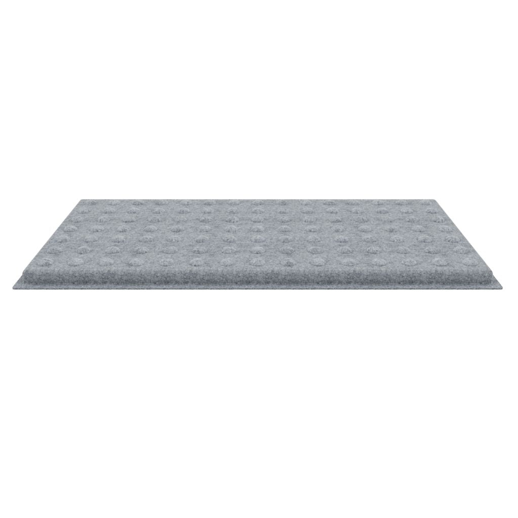 DOT LINE ACOUSTIC FELT HANGING CEILING TILE LIGHT GREY 10 in a BOX
