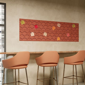 CLOUD ACOUSTIC BULLETIN FELT BOARD TILE LIGHT GREY- 6 in a BOX