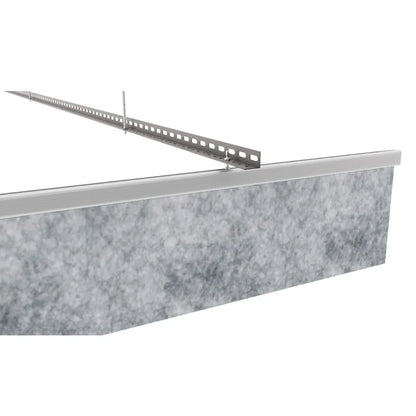 Slate Acoustic Cealing Baffles Light Grey Color