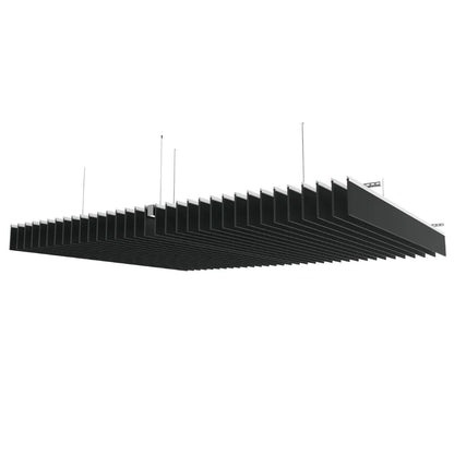 Slate Acoustic Cealing Baffles Smoked Color